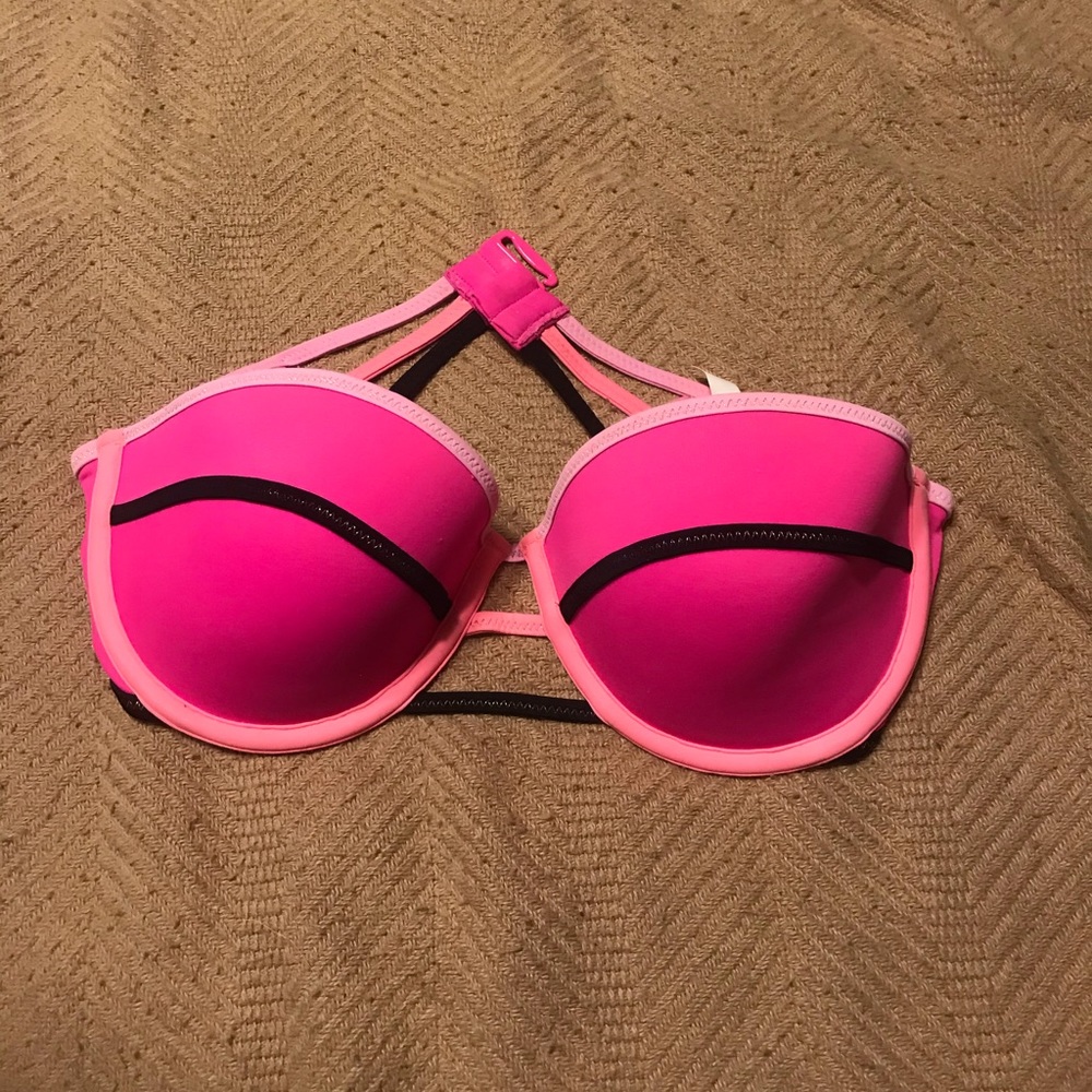 Pink Victoria Secret Push Up Bikini Top
